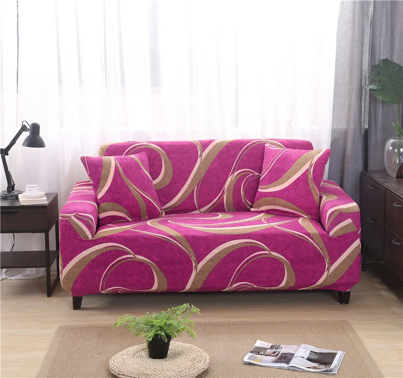 Европейский стиль, цветочный чехол для дивана, плотная накидка, универсальный эластичный чехол для дивана, кресло, секционный диван, чехлы для дивана, протектор мебели - Цвет: 8