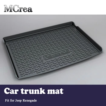

MCrea Auto Car Cargo Liner Rear Trunk Mat Fefit For Jeep Renegade Accessories Rubber Boot Liner Tray Floor Carpet Anti-slip Mat