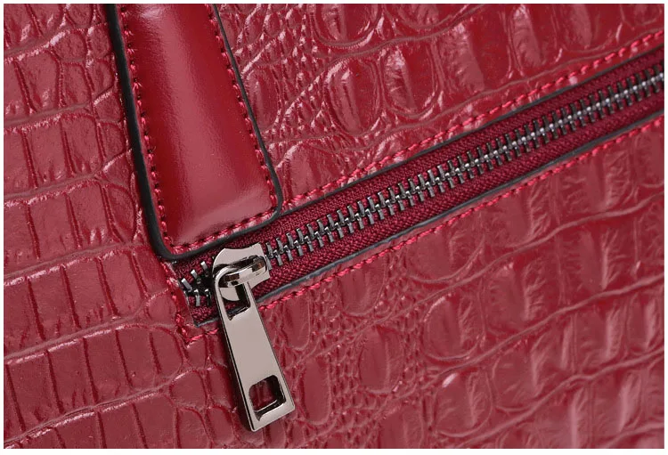Crocodile Pattern Genuine Leather Bag Women Shoulder Bags Luxury Handbags Women Bags Designer Famous Brands High Quality Crocodile Pattern Genuine Leather Bag Women Shoulder Bags Luxury Handbags Women Bags Designer Famous Brands High Quality