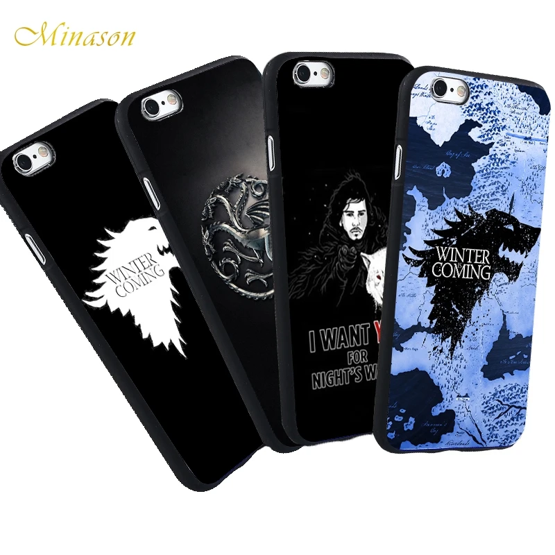 

Soft Silicone Cases For iPhone 8 Game of Thrones Map Case for iPhone X 7 5 5S XR XS Max SE 6 6s plus Cover Coque Fundas Capinha