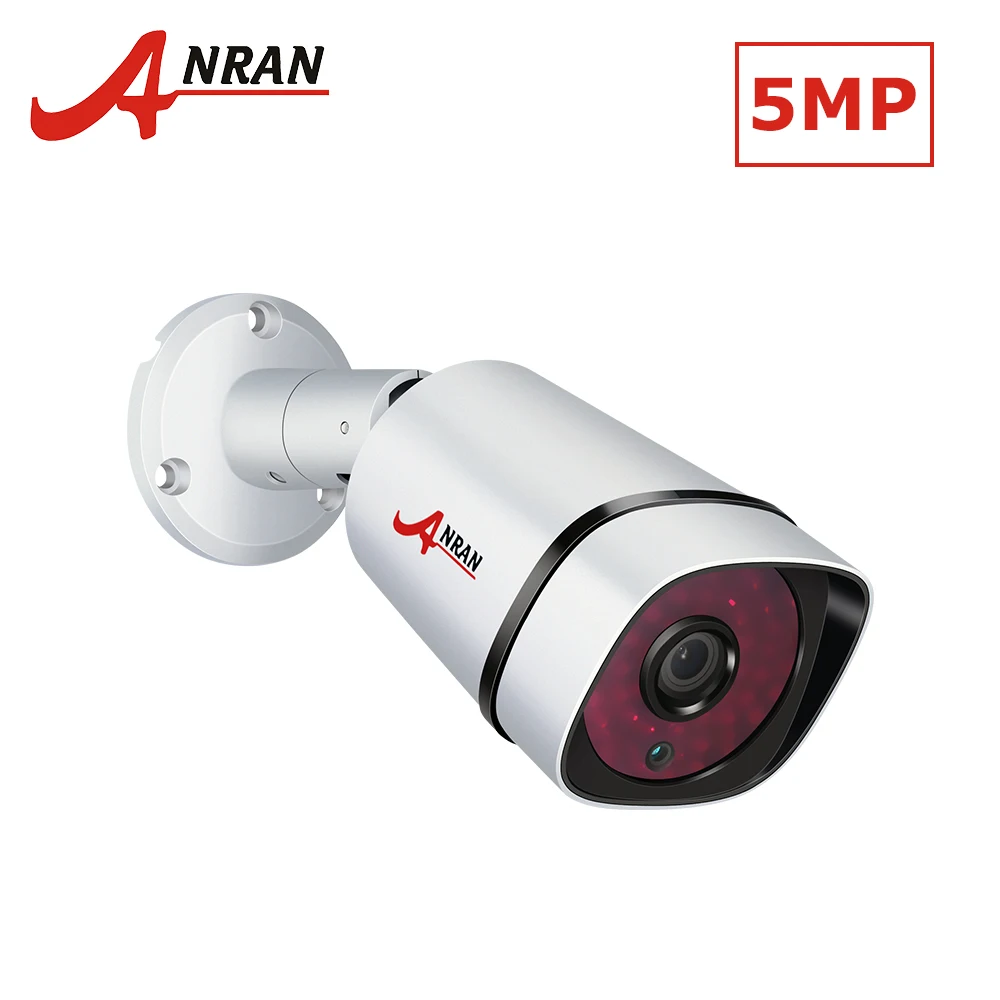 

ANRAN Security POE IP Camera 5.0MP 2560*1920 HD CCTV SUrveillance Camera Waterproof Night Vision P2P IP Camera 48V POE Camera