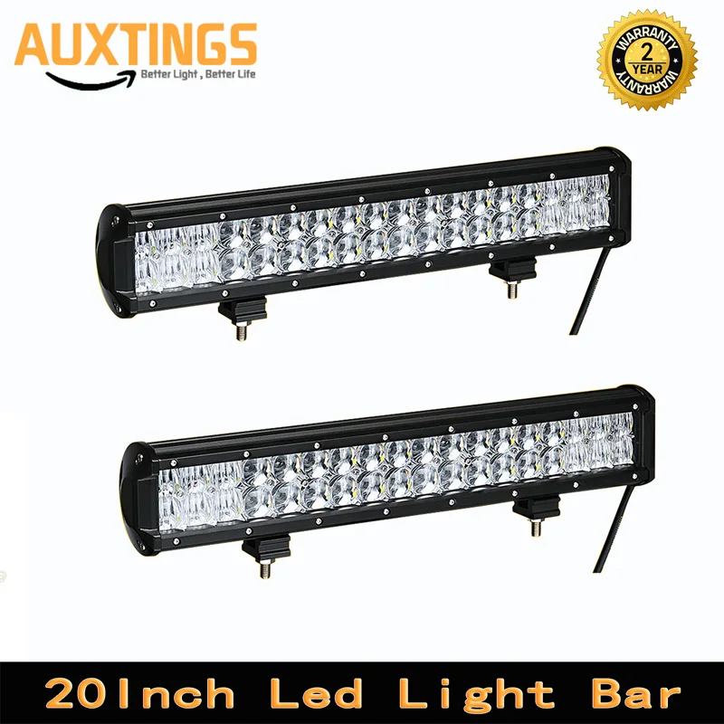 

2pcs 20 inch 210w Led Light Bar Dual Row Work Driving Lamp 5D Lens combo Beam Offroad SUV Truck ATV Off Road 4x4 4WD 12V 24V