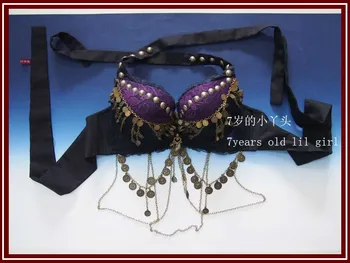 

Tribal belly dance bra B132