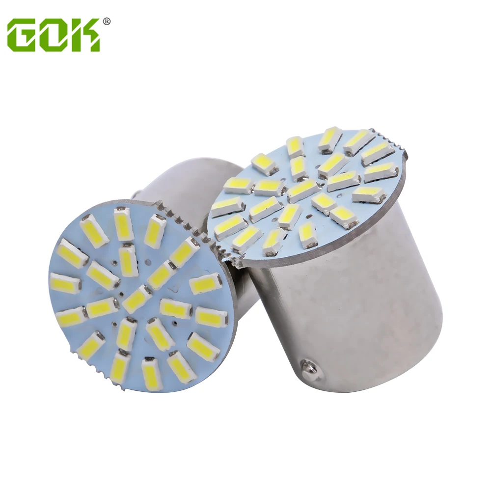 100 шт./лот автомобильная светодиодная лампа 1157 1156 Led 22smd BAY15D Ba15s 22Led 3014 smd освещение