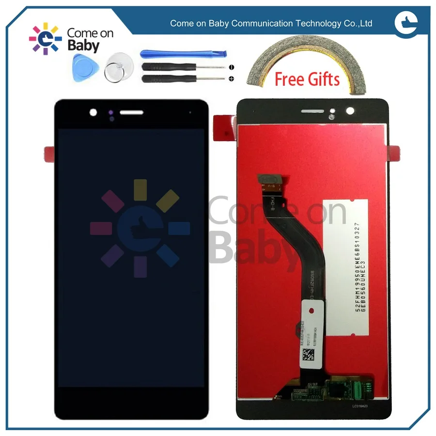 HAW0093 For Huawei P9 Lite LCD Display +Touch Screen Original LCD Digitizer Glass Panel Replacement For Huawei P9 Lite with free gifts (4-)