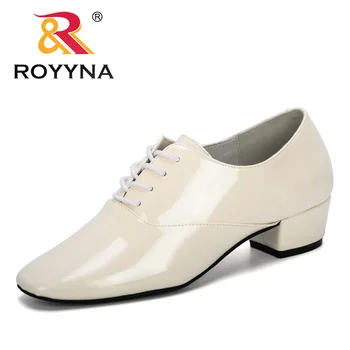 

ROYYAN 2019 New Designer Fashion Style Women Shoes Round Toe Pumps Woman Dress Heels Shoes Wedding Shoes Women Zapatos Mujer