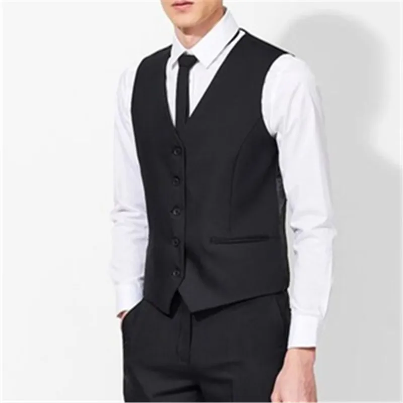 New Men's Formal Tuxedo Vest Waistcoat_1.5" skinny Necktie light blue wedding 