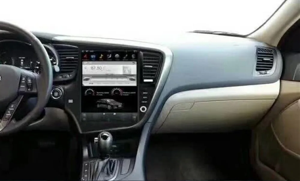 Clearance Tesla style Android 7.1 Car GPS Navigation car No DVD Player For KIA Optima KIA K5 2010-2013 car stereo unit auto multimedia DVD 2