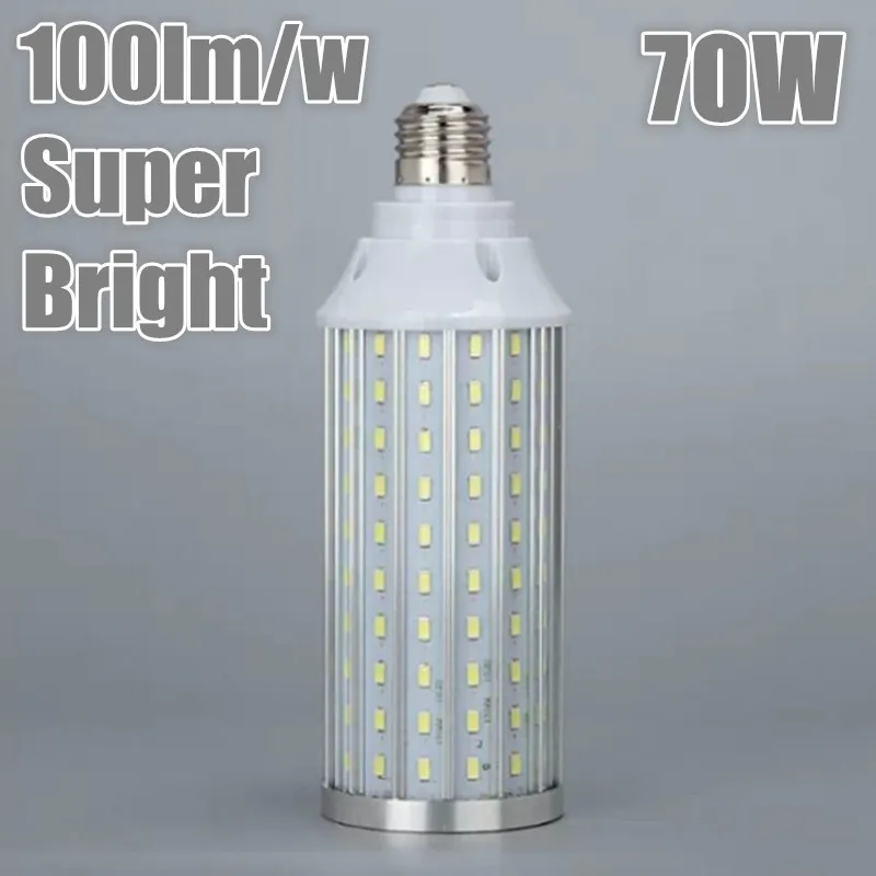 

100lm/w super bright 70w led bulb e40 CE ROHS AC110V 220V 230V 240V 50/60Hz E40 70W LED corn bulb replace 200W metal halide lamp