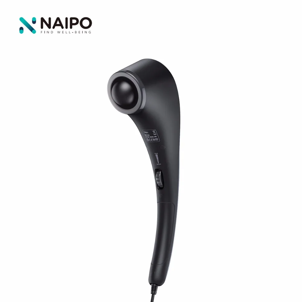Naipo Electric Body Massager Antistress Vibrator Handheld Acupuntura Heating Slimmer Massage Muscle