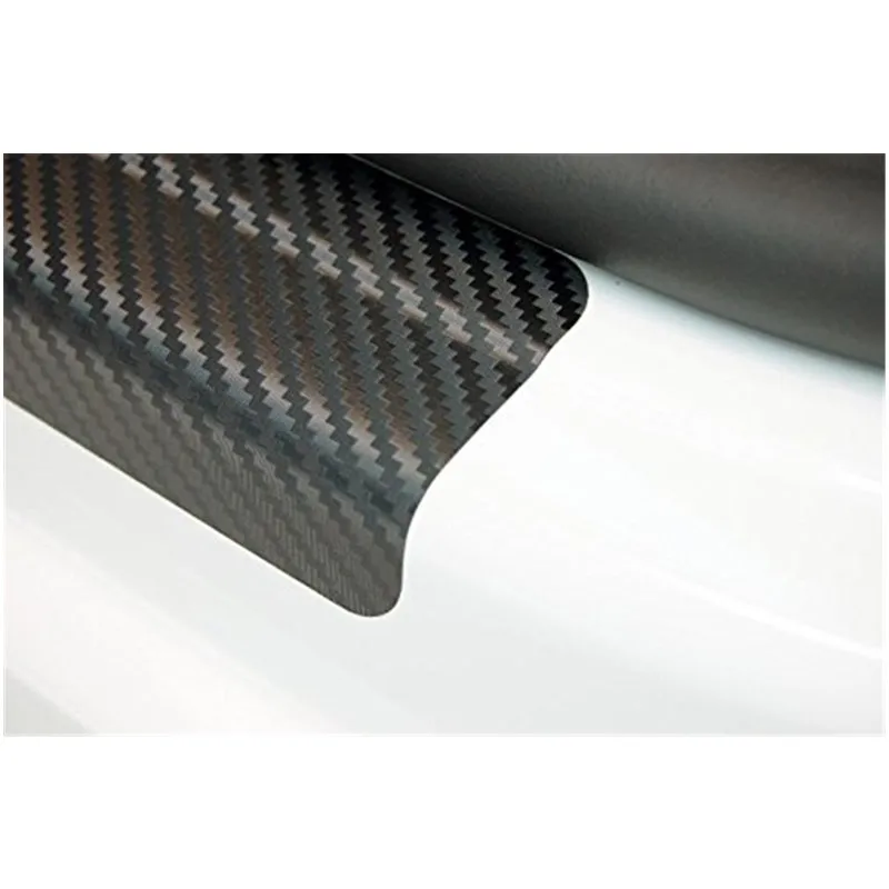 Накладки на пороги из углеродного волокна vnyl, Накладка на порог педали, защитные наклейки для mazda CX-5 CX5, 8 шт., для стайлинга автомобилей