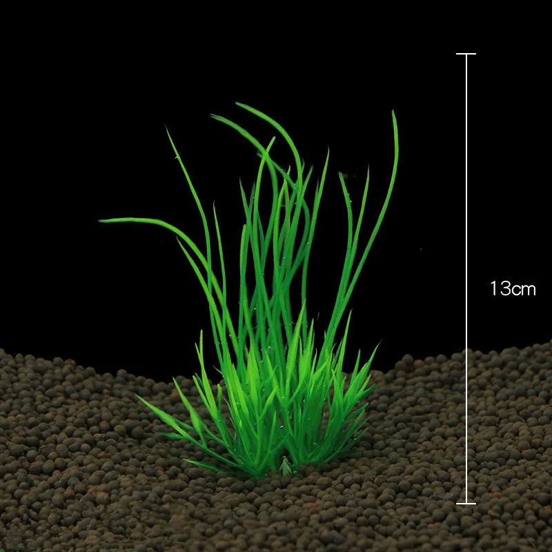 2 шт. 13 см Подводные искусственные водные Цветочные растения для аквариума аквариум зеленая вода Трава Пейзаж DIY украшения