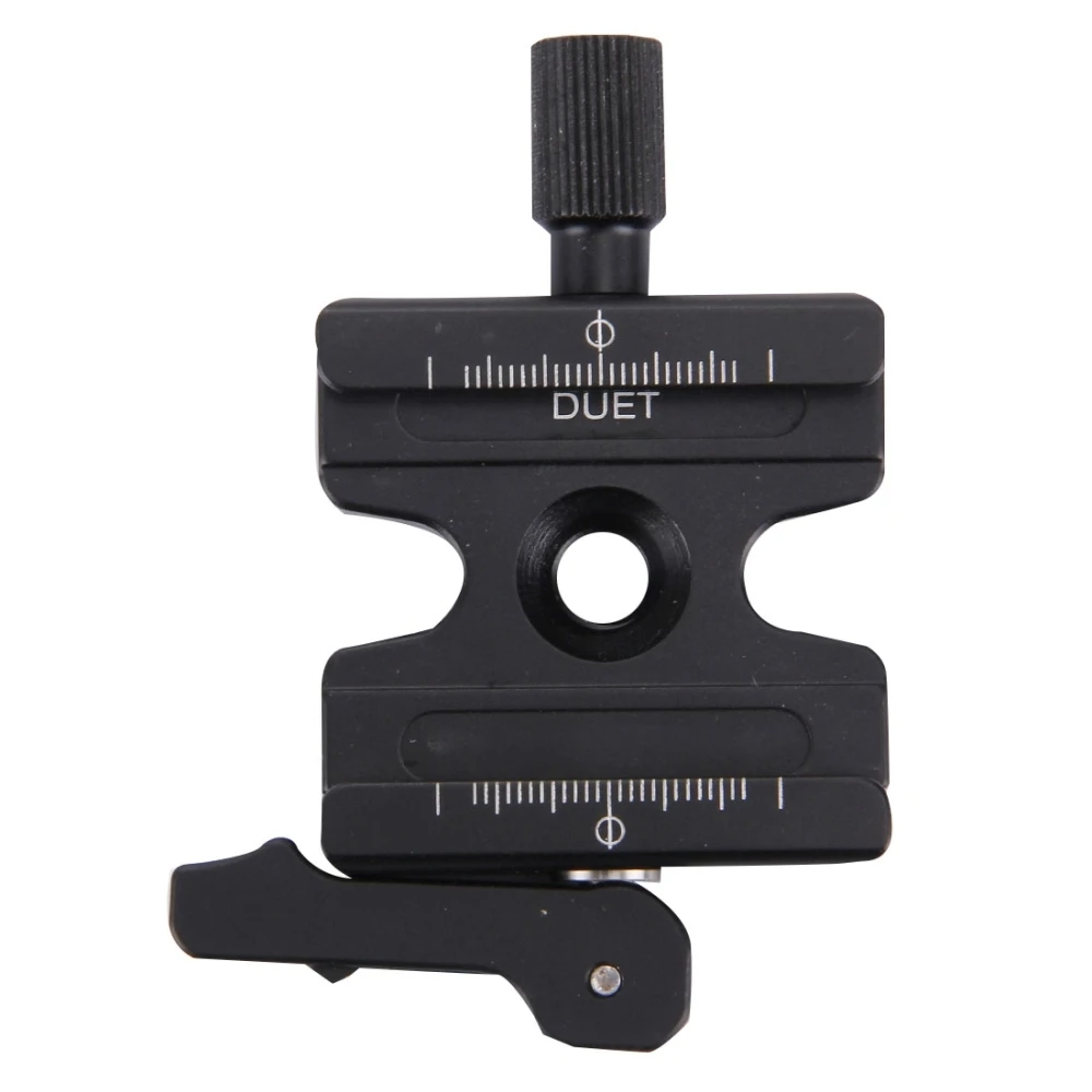 FITTEST Quick Release Clamp Adapter for Camera Tripod FC 50LS Aluminium Alloy Adjustable Knob