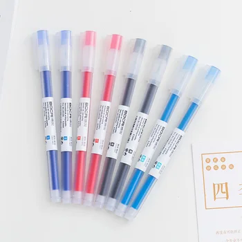 

2pcs/lot Japan MUJI style Gel Pen 4 color New Anti-reflux Neutral Gel Ink Pen