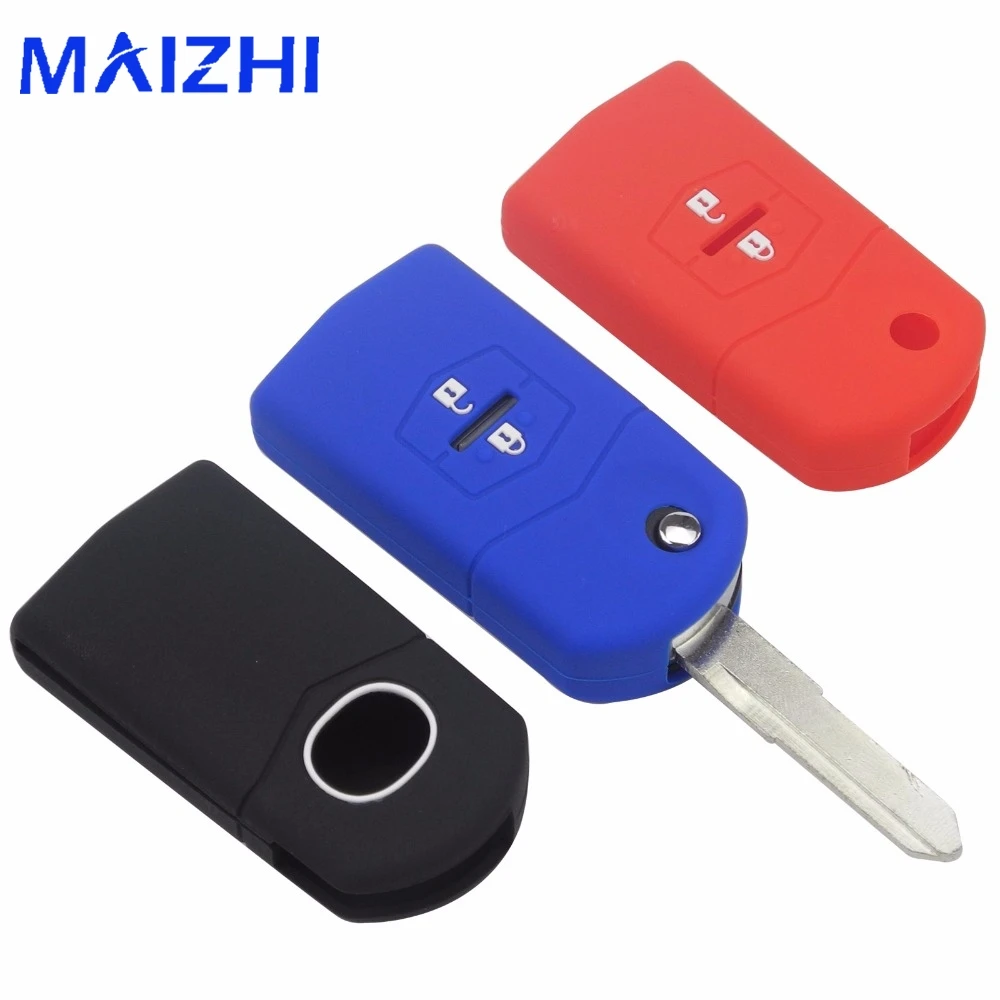 maizhi Silicone Rubber 2 Buttons Remote Car Key Case Fob For Mazda CX-5 CX5 CX-7 CX7 3 2 6 Atenza CX-9/CX9 MX5 Key Case Cover цена maizhi Silicone Rubber 2 Buttons Remote Car Key Case Fob For Mazda CX-5 CX5 CX-7 CX7 3 2 6 Atenza CX-9/CX9 MX5 Key Case Cover цены онлайн