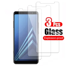 3 шт закаленное стекло для Samsung Galaxy A8 A8+ Plus защитная пленка 9 H против царапин стекло