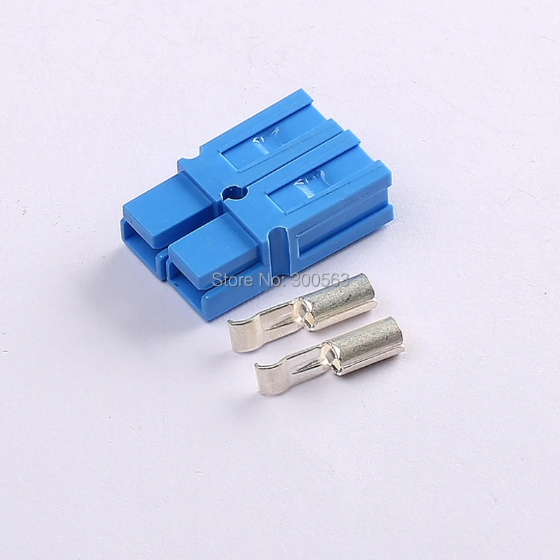 

Free shipping 50pcs/lot 600V45A POWER BATTERY PLUG CONNECTOR 45A connector WITH CONTACTS male&female FORKLIFT charger parts