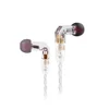 KBEAR F1 cliente de armadura equilibrada Monitor deportivo de alta fidelidad en auriculares con 3,5 MMCX auriculares chapados en oro con LOGO de Metal ► Foto 2/6