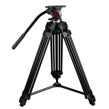 Professional Portable Video Tripod with Hydraulic Head Digital DSLR Camera Stand tripod better than manfrotto