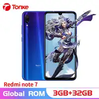 2019 Xiaomi handy Redmi Hinweis 7 3GB RAM 32GB ROM Snapdragon 660 Octa Core 6,3 "19,5: 9 volle Bildschirm 48MP Dual Kamera Typ-C