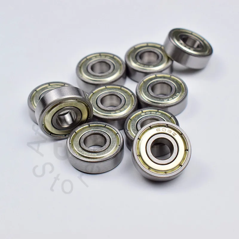608 608ZZ 8*22*7(мм) 10 шт. Подшипник ABEC-5 подшипники металлический герметичный Подшипник 608 608Z 608ZZ хромированные стальные подшипники