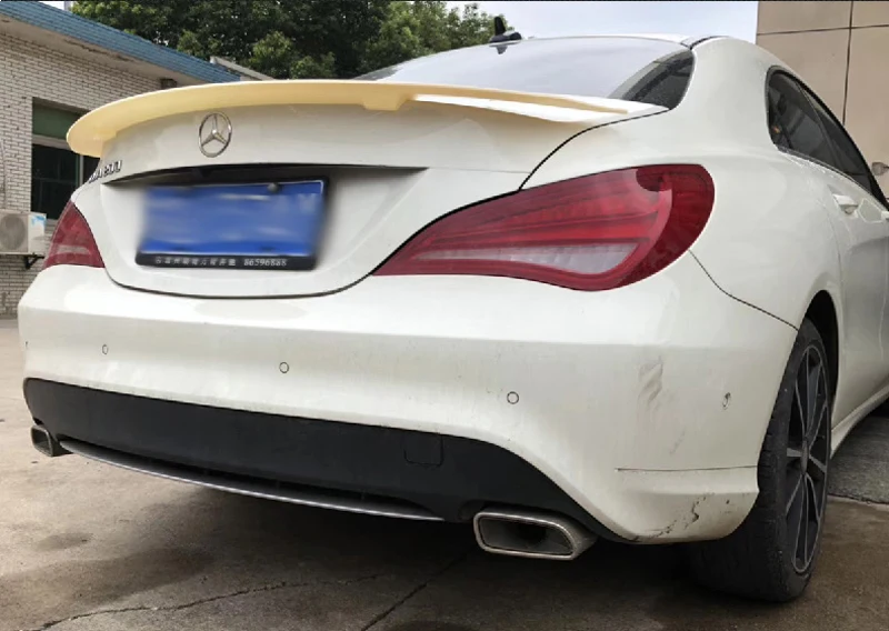 Для Mercedes-Benz CLA W117 CLA180 CLA200 CLA250 CLA45 ABS пластиковые цветные Спойлеры заднего крыла авто аксессуары