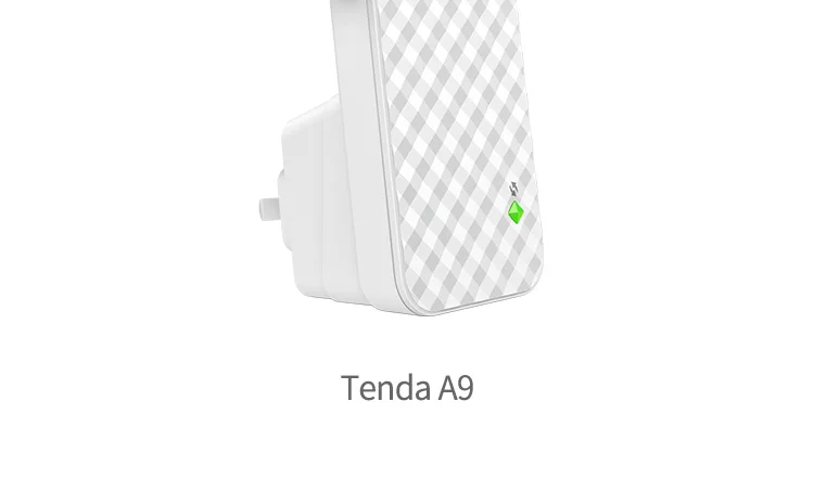 Tenda A9 300 Мбит/с Wi-Fi ретранслятор, идеальный партнер Беспроводной Wi-Fi роутера Беспроводной Range Extender Wi-Fi усилитель сигнала расширитель