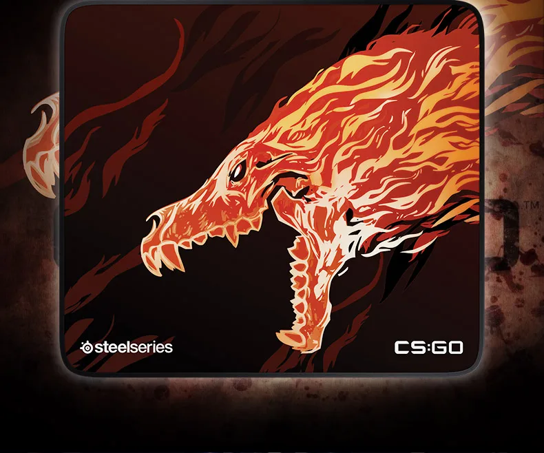 SteelSeries QcK+ CS: GO Howl Roar PUBG Ограниченная серия игровой коврик для мыши Подушка Конкурентная настольная Подушка Нескользящая утолщенная