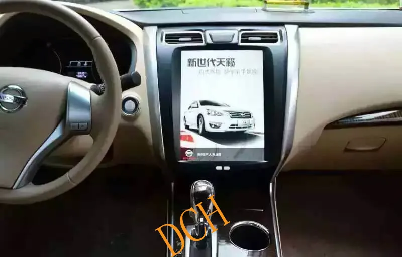 10,4 ''вертикальный экран Tesla стиль Android 8,1. Автомобильный DVD gps плеер для Nissan Teana 2013 для авто AC PX6