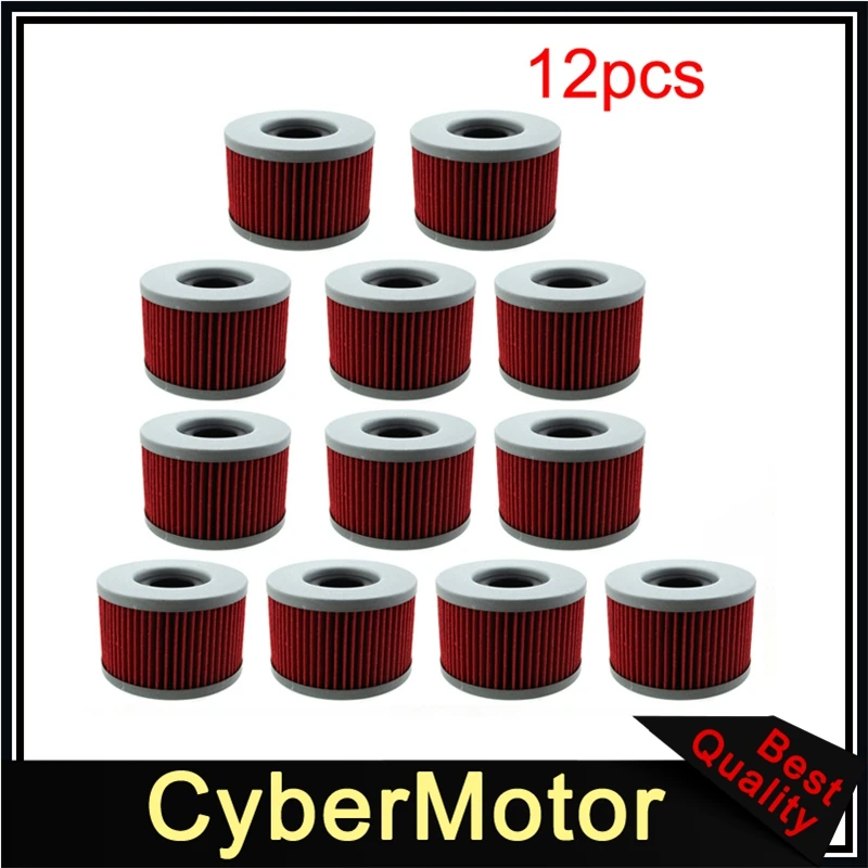 12x Масляный фильтр для VT250 GL650 VTR250 CBX400 MUV700 SXS700M2 TRX500FA CB350S CB250 CB400 CB350 CB450 CBX550 CBR250RR CM450C
