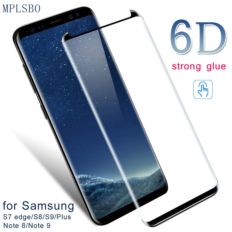 6D Tempered Glass For Samsung Galaxy S9 S8 Plus Screen Protector For Samsung Note 8 Note