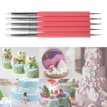 5 шт. двуглавый торт резьба украшения Кондитерская ручка для выпечки DIY ремесло Инструменты для торта