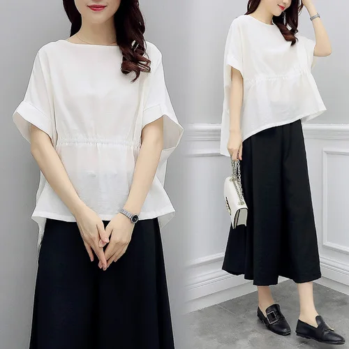 Spring Large Size 2 Piece Set Women Two Outfits Women's Summer Suit Year-old Female Costume Conjunto Feminino Woman |