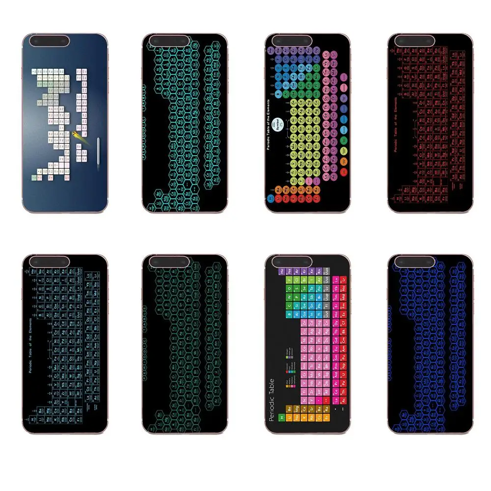 

For Samsung Galaxy Note 5 8 9 S3 S4 S5 S6 S7 S8 S9 S10 mini Edge Plus Lite Picture Phone Case Chemical Periodic Table