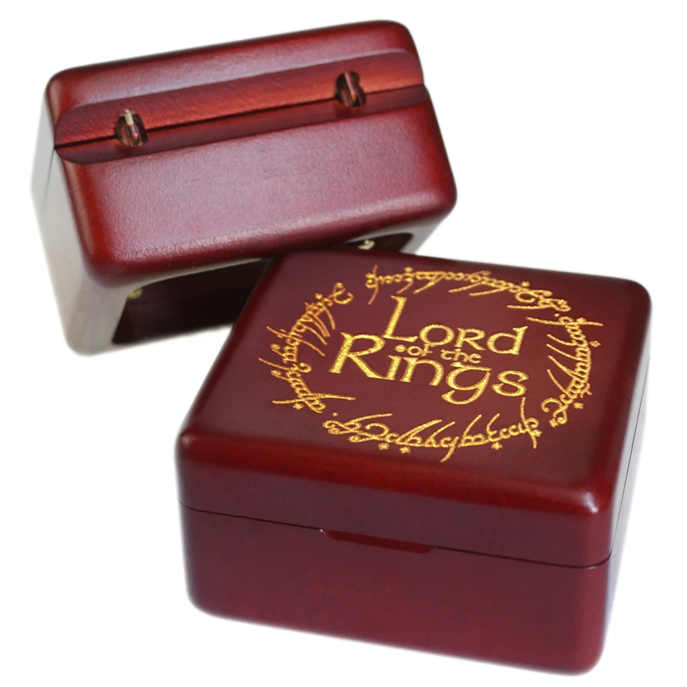 Sinzyo hecho a mano de madera el Señor de los anillos caja de música regalo de cumpleaños para Navidad/cumpleaños/regalo del Día de San Valentín cajas Sinzyo hecho a mano de madera el Señor de los anillos caja de música regalo de cumpleaños para Navidad/cumpleaños/regalo del Día de San Valentín cajas