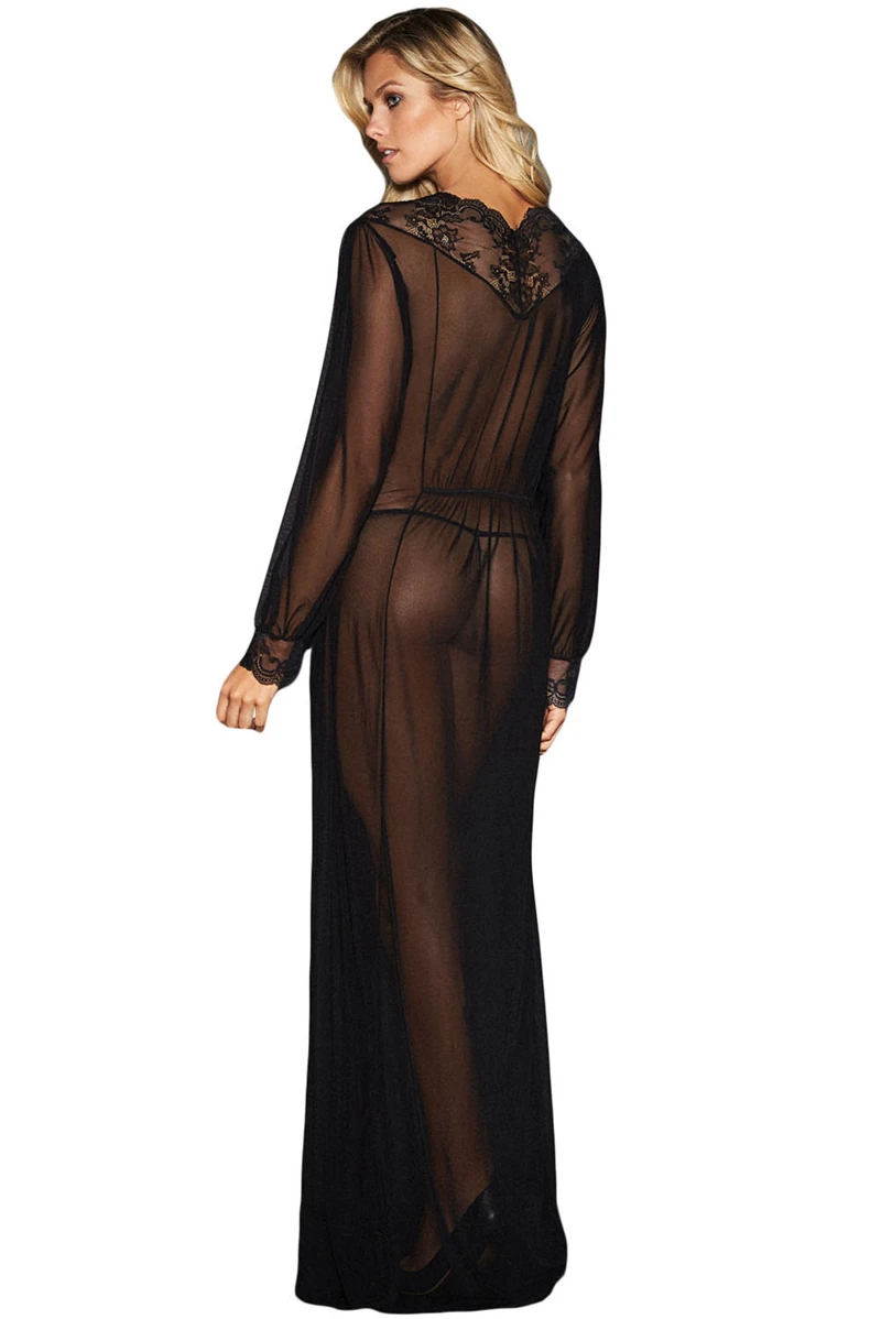 Sheer-Long-Sleeve-Lace-Robe-with-Thong-LC31037-2-3