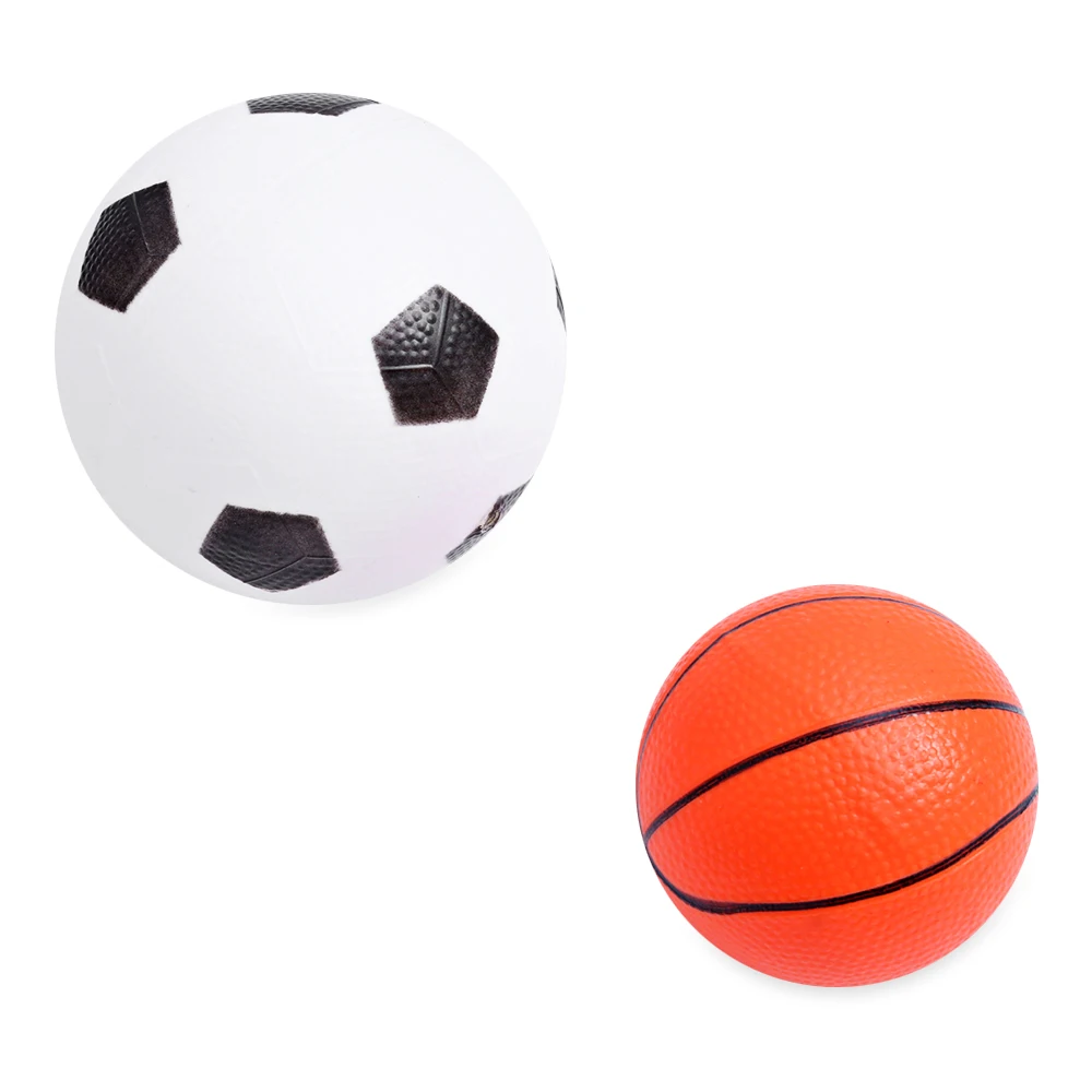 Портативный 2 в 1 Футбол Баскетбол гол сообщение Чистая набор с насосом Крытый открытый движение возможность разработка спортивные игрушки