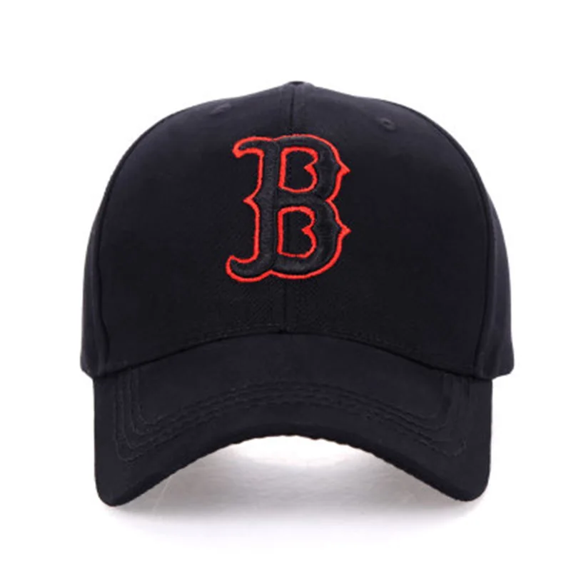 FLYBER Embroidery Letter B Men Baseball Cap Summer 2018 Women Cotton Fashion Hip Pop Adjustable