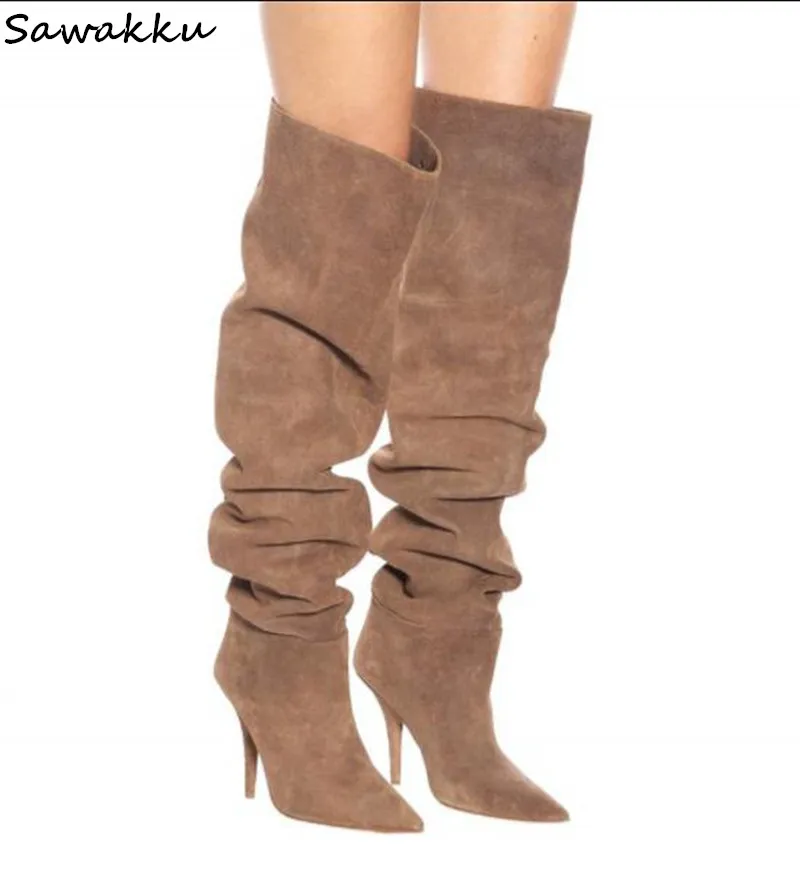 trendy long boots