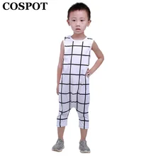 COSPOT/Летний комбинезон для маленьких мальчиков и девочек; детская пижама; Детский комбинезон без рукавов; Модный хлопковый джемпер для новорожденных; Новое поступление года; 30