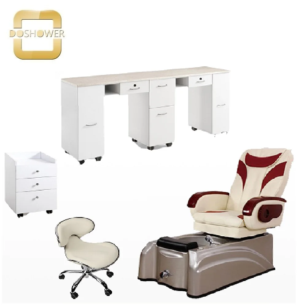 Doshower used pedicure chair with salon manicure chair of power supply