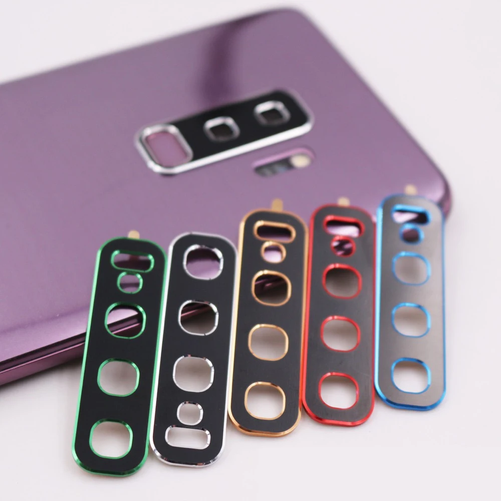 

Back Camera Lens Metal Protector Case For Samsung Galaxy S10 Plus S10e A9S A20 A30 A70 M10 Protective Ring Cover With Sticker