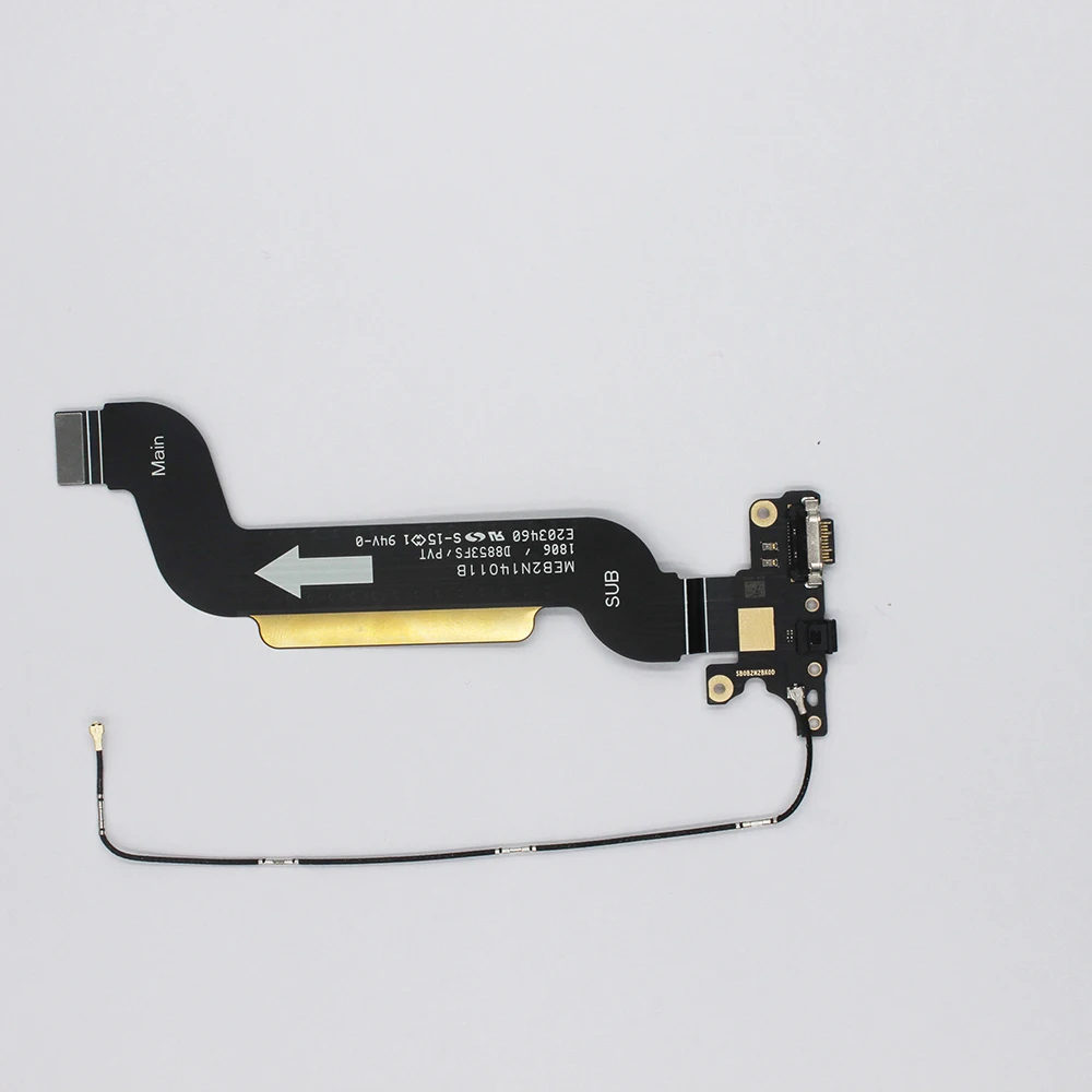 oudini Original For nokia7 plus USB Charging Port USB flex cable Headphone Jack Microphone Support fast charge