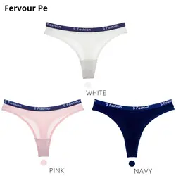 Fervour pe G-String трусики женские T-back письмо широкая талия спортивный стиль женские стринги A19055-3