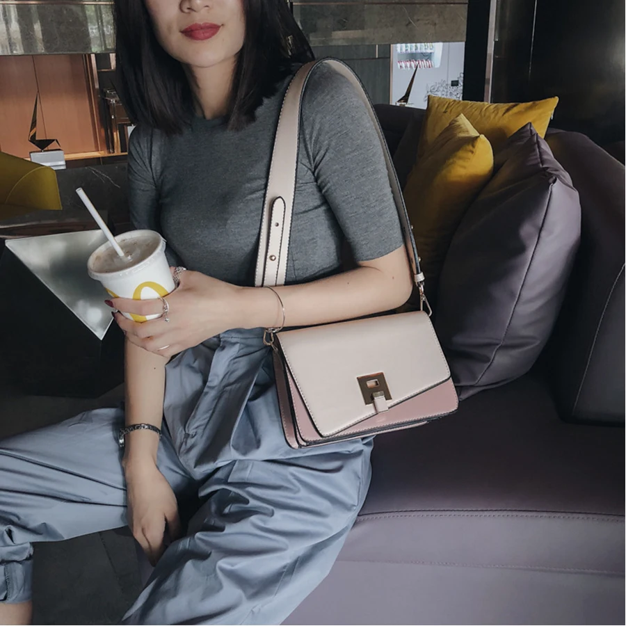 

DUSUN Luxury Handbags Women Bag Panelled Shoulder Bag Designer Vintage Crossbody Bag For Ladies Large Capacity Leather Tote Flap
