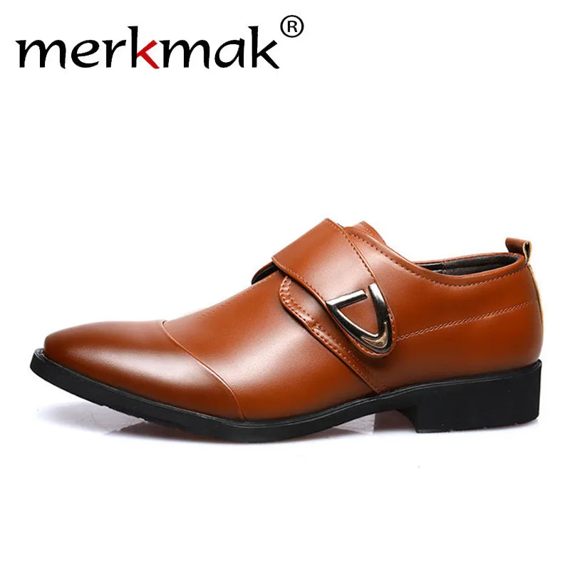 

Merkmak Big Size 48 Men Loafers Leather Shoes Men's Flats Moccasins Footwear Wedding Party Office Loafers Casual Shoes Comfort