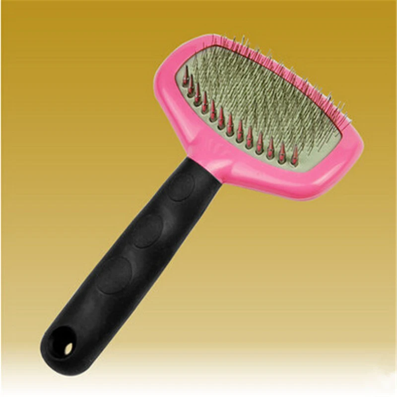 Расческа пластиковая для пуделя расческа Длинная с металлической проволокой