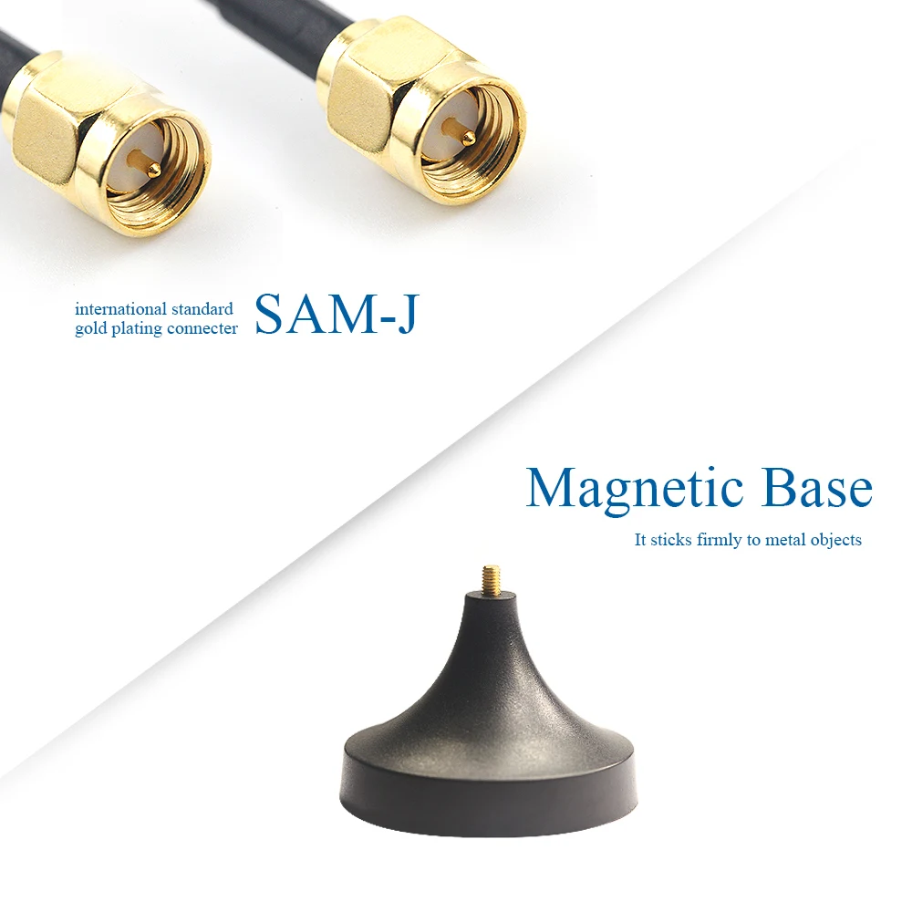 2pcs 2 4GHz Router Antenna with Magnetic Base 2 4G Wifi Antenna Bluetooth Antena SMA Male 1 2pcs 2 4GHz Router Antenna with Magnetic Base 2 4G Wifi Antenna Bluetooth Antena SMA Male 4