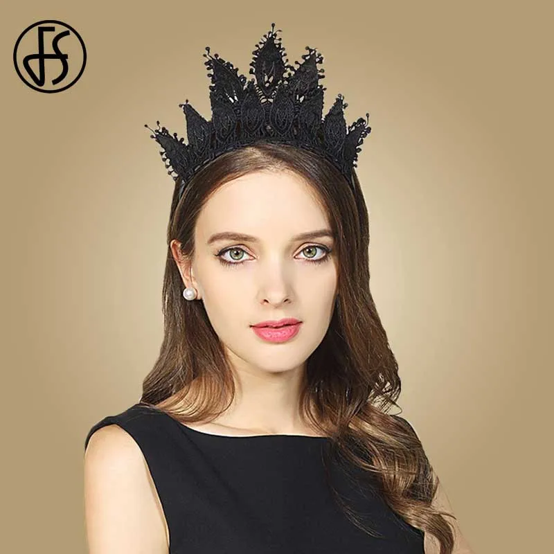 

FS British Lady Hat For Wedding Photogragh Headdress Bride Hair Accessories Female Crown Church Tea Party Cocktail Hats Headwear