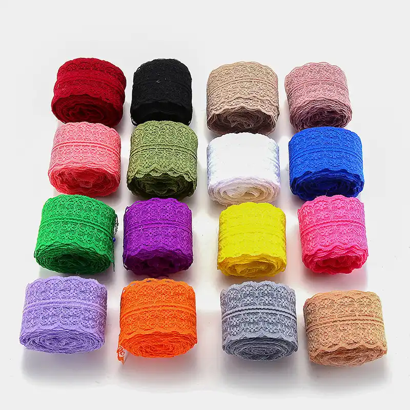1Yard WQDWF Ribbons 10mm Elastic Ribbon Pleated Lace Ribbon with Lace Trim Patchwork Material DIY Sewing/&Headwear Accessories Decor Material,Black